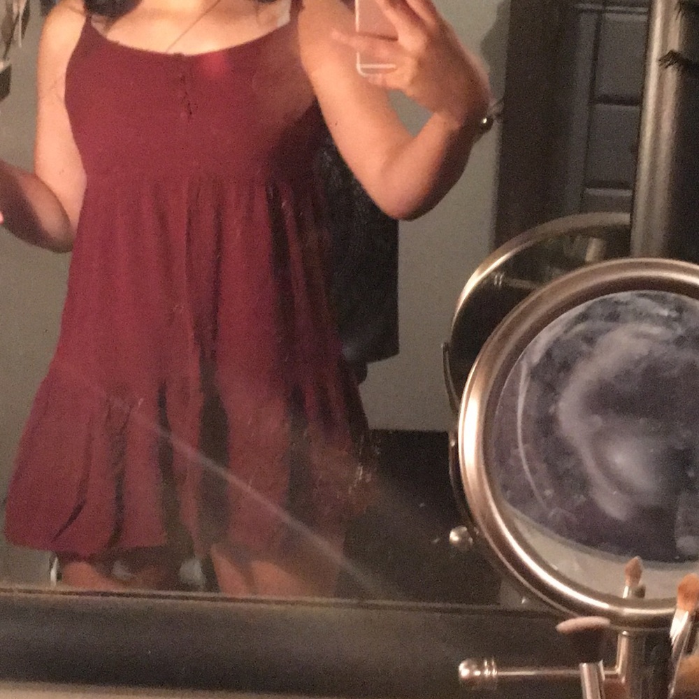 Marrón loose summer dress